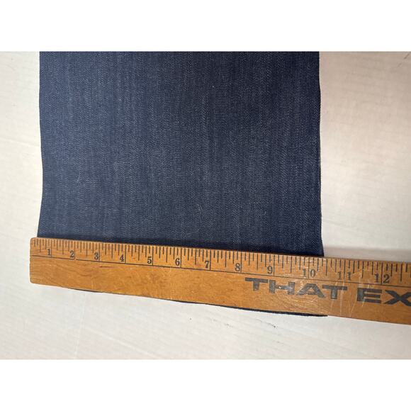 Elle Vintage Womens Wide Leg Trouser Style Denim Blue Stretch Jeans Size 8 - Picture 7 of 7